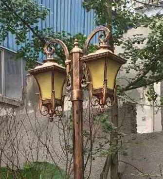 【led庭院灯案例】四川省达州市小区亮化工程